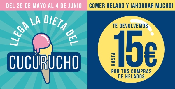 La Sirena lanza su nueva campaña de helados "Llega la dieta del cucurucho, comer helado y ahorrar mucho"